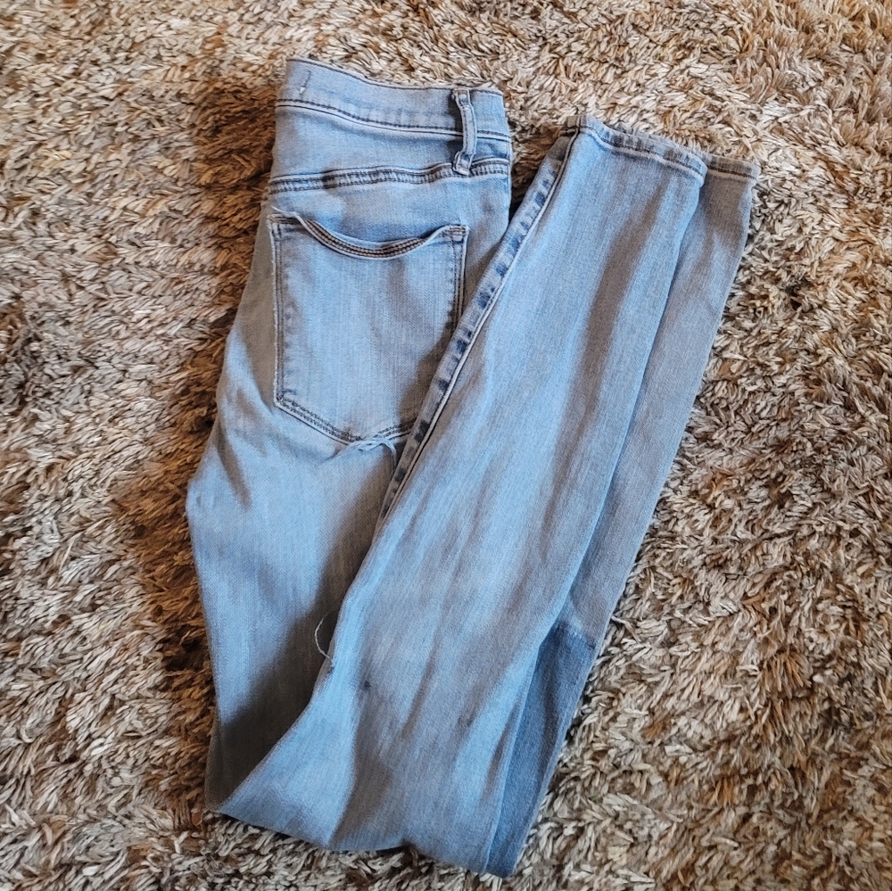 Gap Stretch 1969 Patchwork True Skinny Super High… - image 8